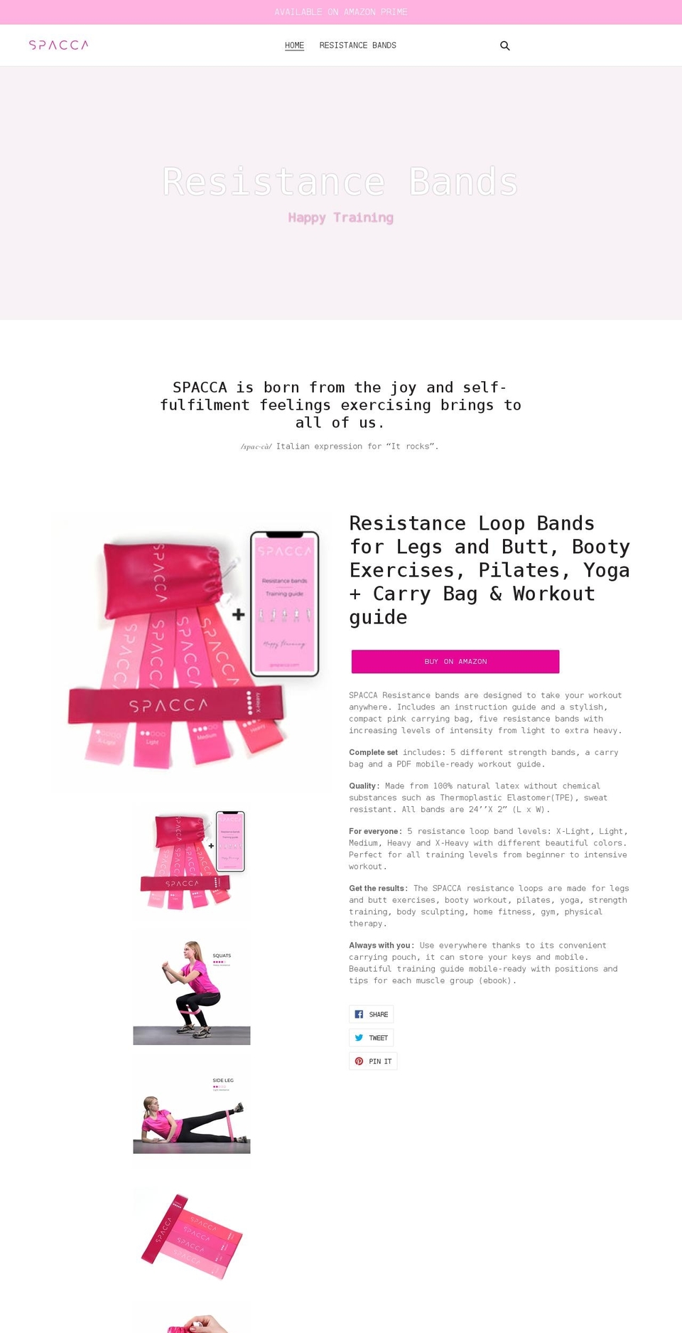 gospacca.com shopify website screenshot