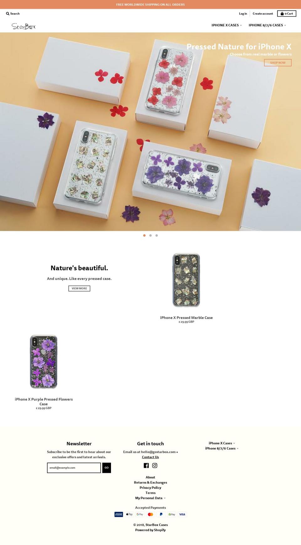 gostarbox.com — Shopify storefront screenshot