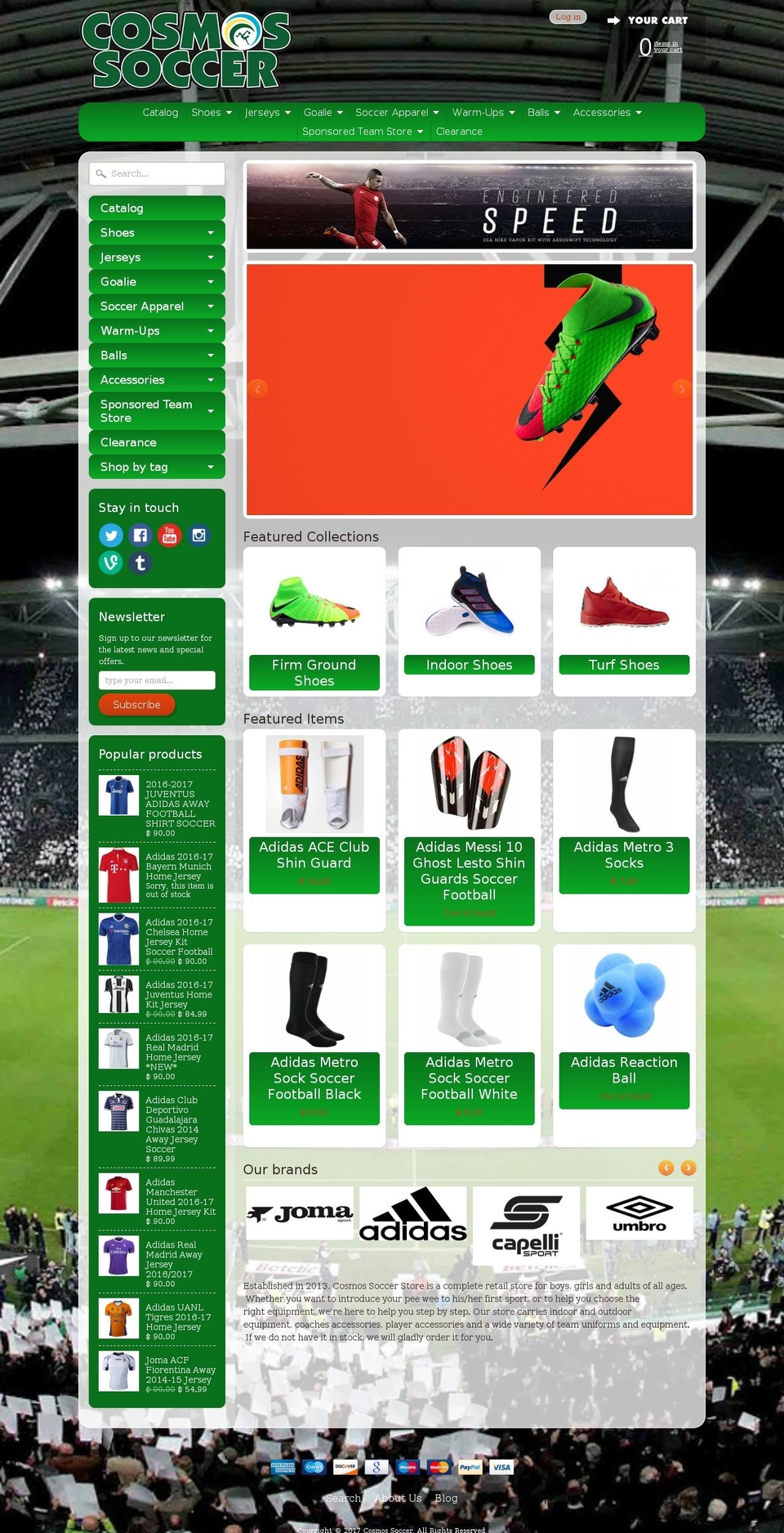 got-soccer.com shopify website screenshot