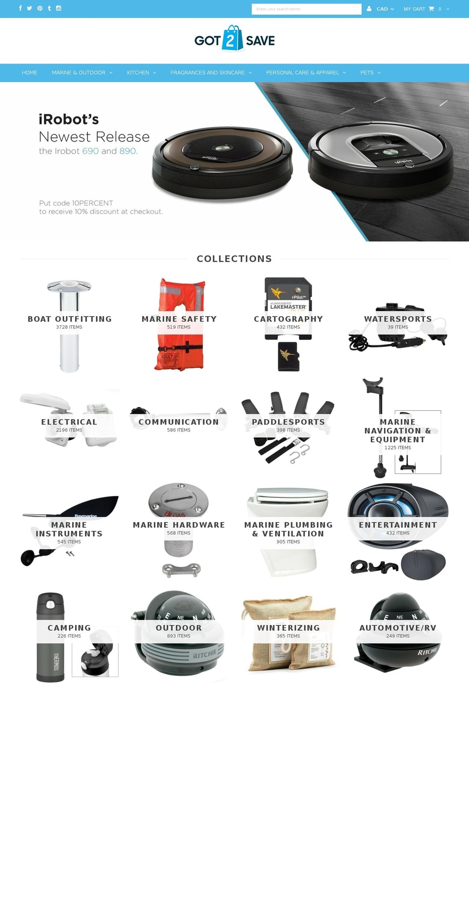 got2save.com — Shopify storefront screenshot