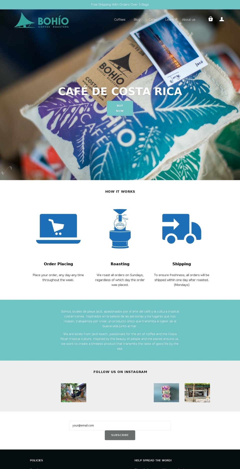 gotacafe.com — Shopify storefront screenshot