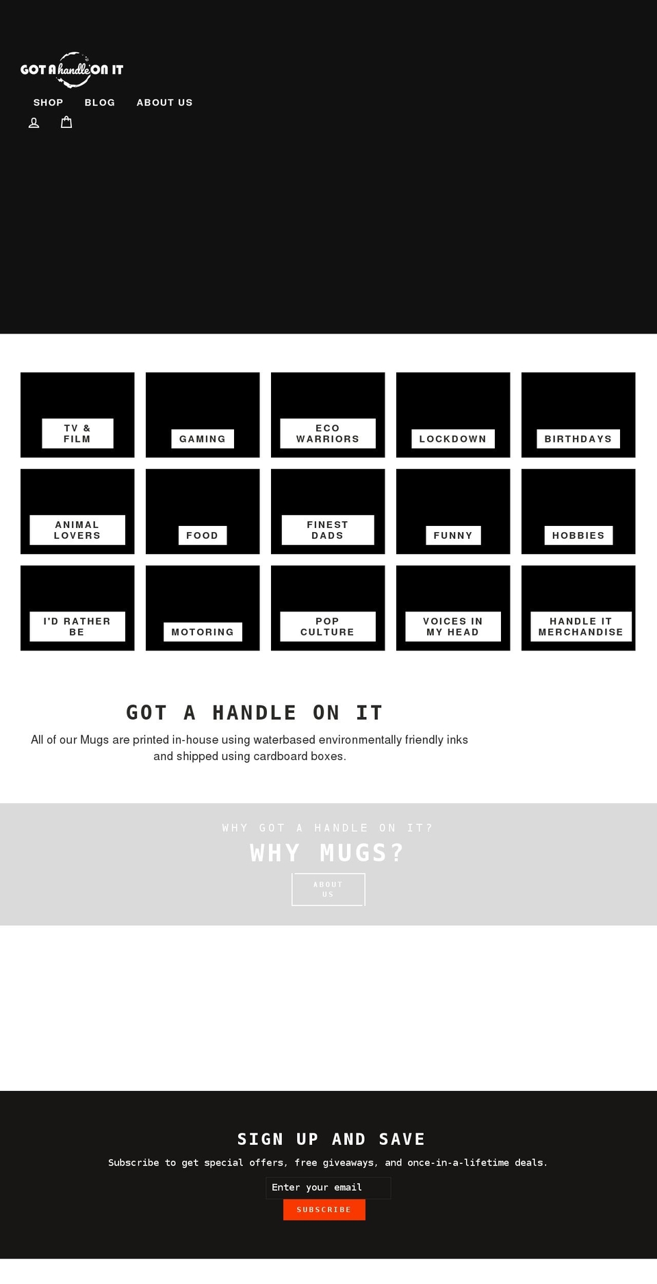 gotahandleonit.com shopify website screenshot