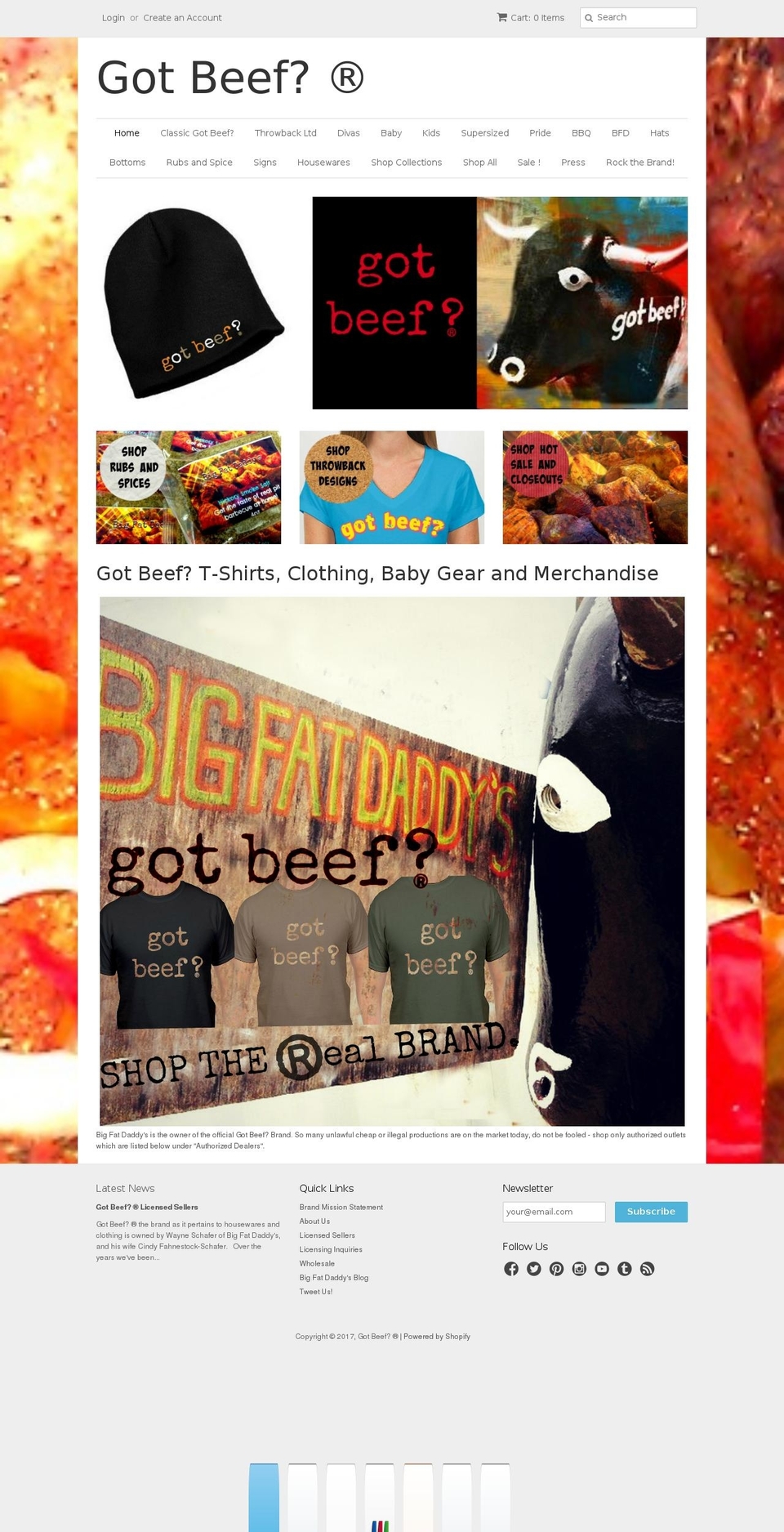 gotbeef.com shopify website screenshot