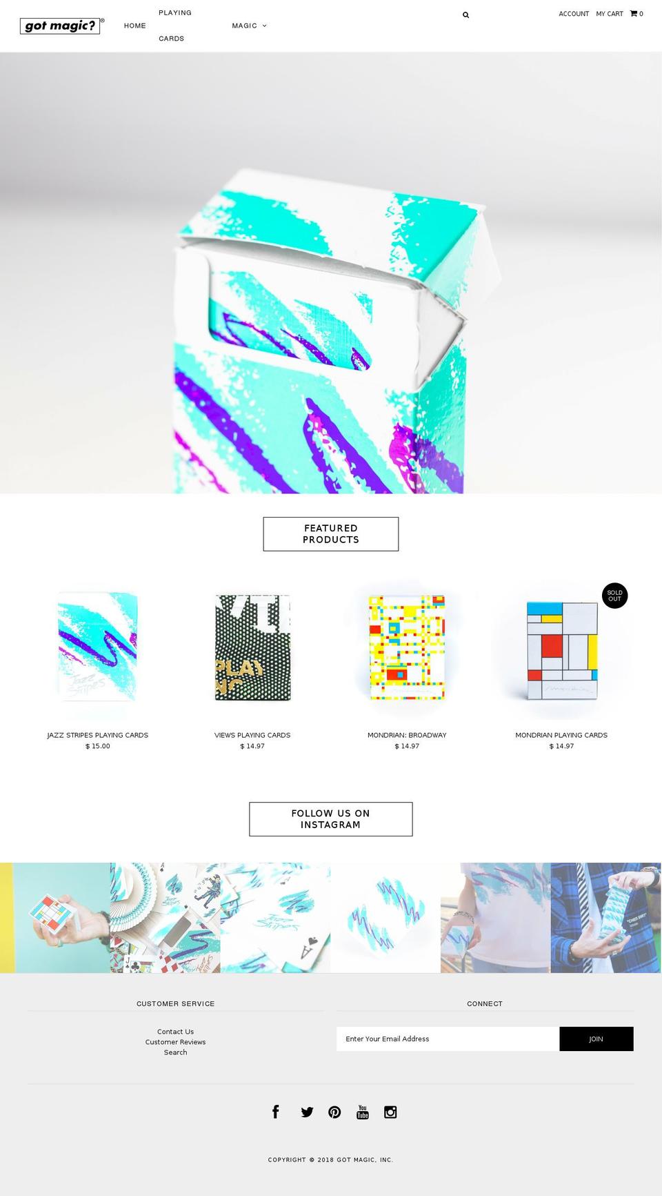 gotcardistry.com — Shopify storefront screenshot