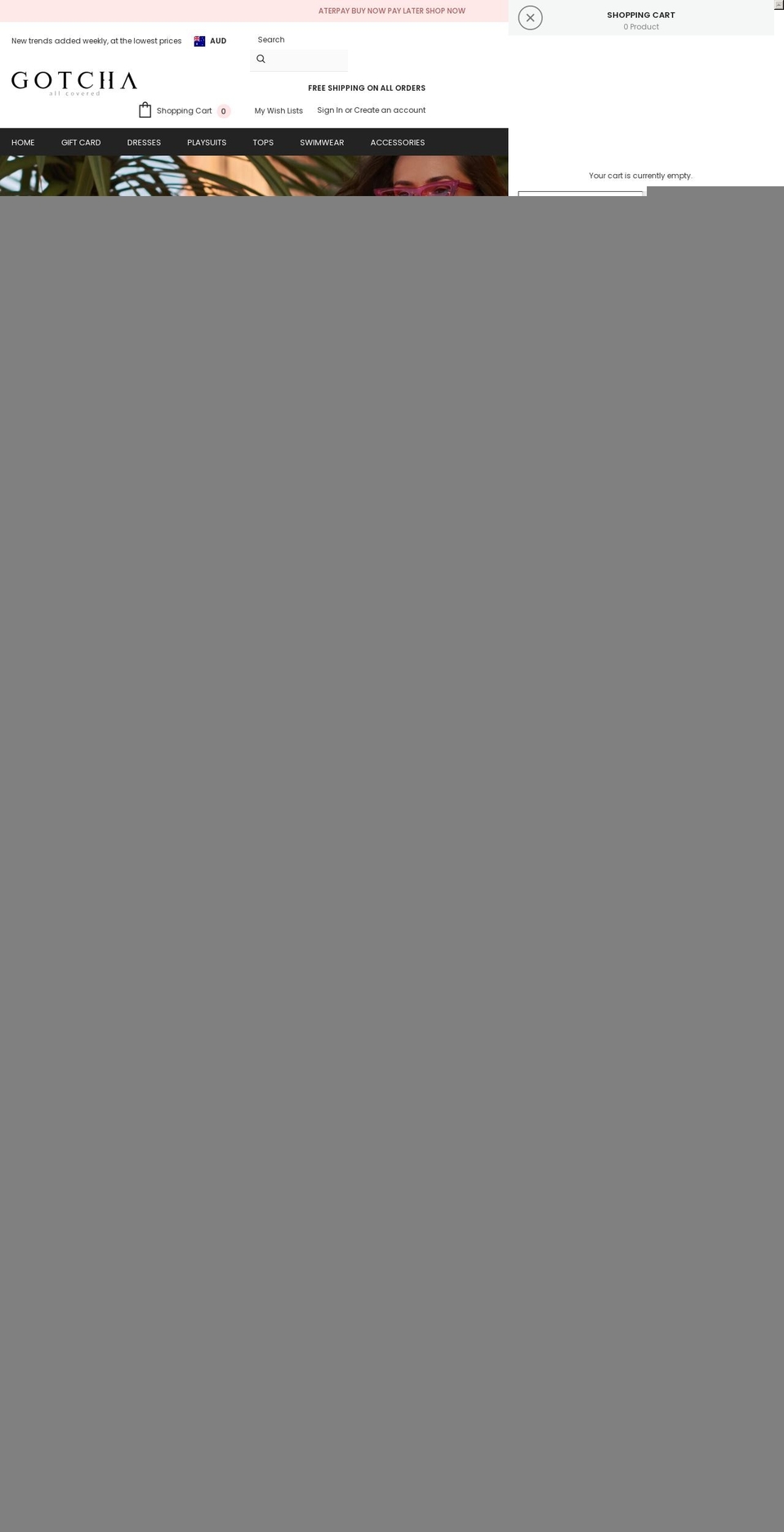 gotchaallcovered.com shopify website screenshot