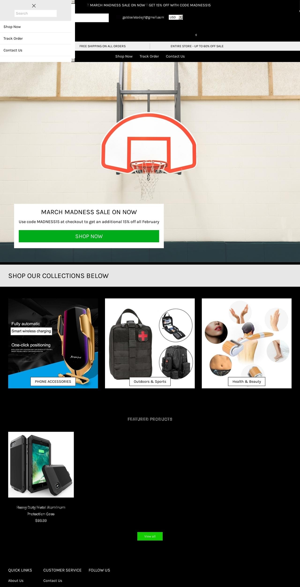 Kibo code v Shopify theme site example gotdealstoday.com