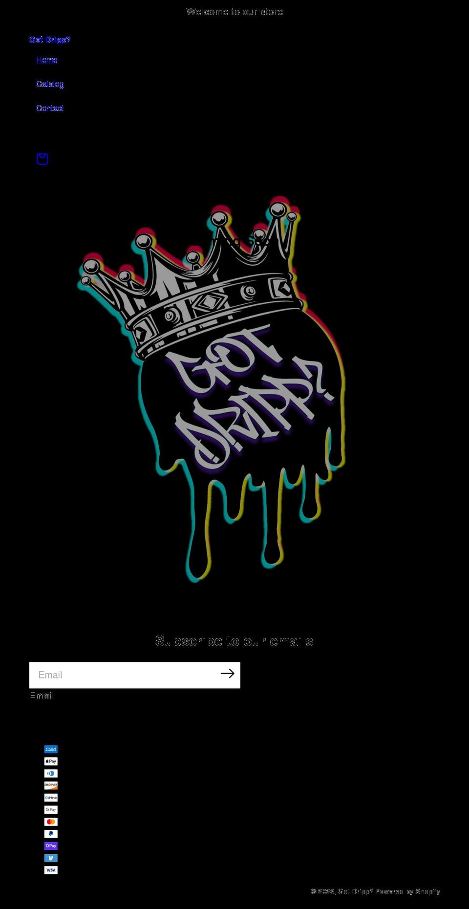 gotdripp.com shopify website screenshot