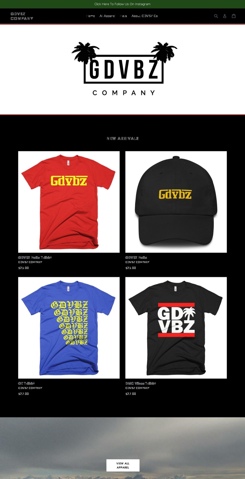 gotgoodvibesusa.com — Shopify storefront screenshot