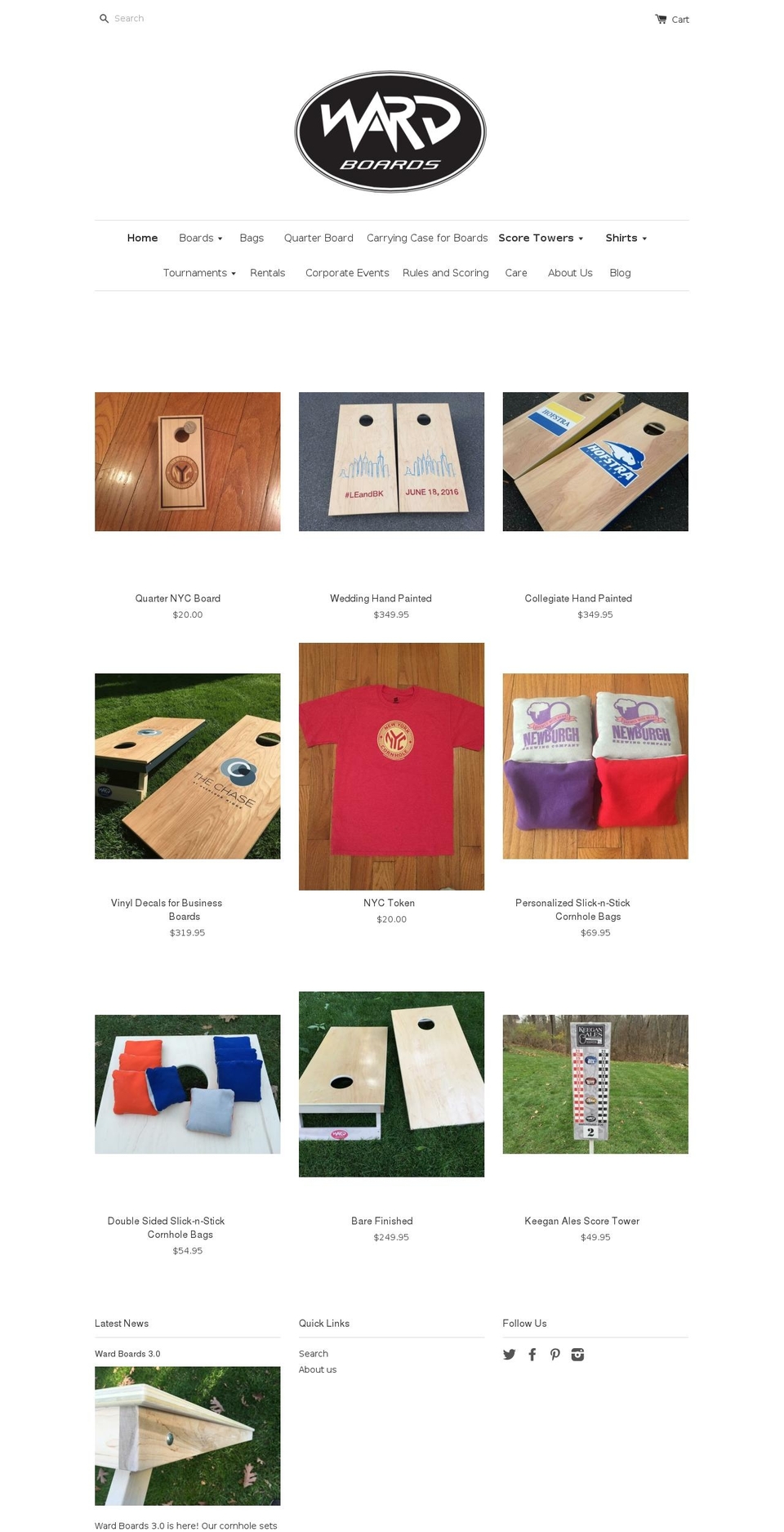 gothamcitycornhole.com shopify website screenshot