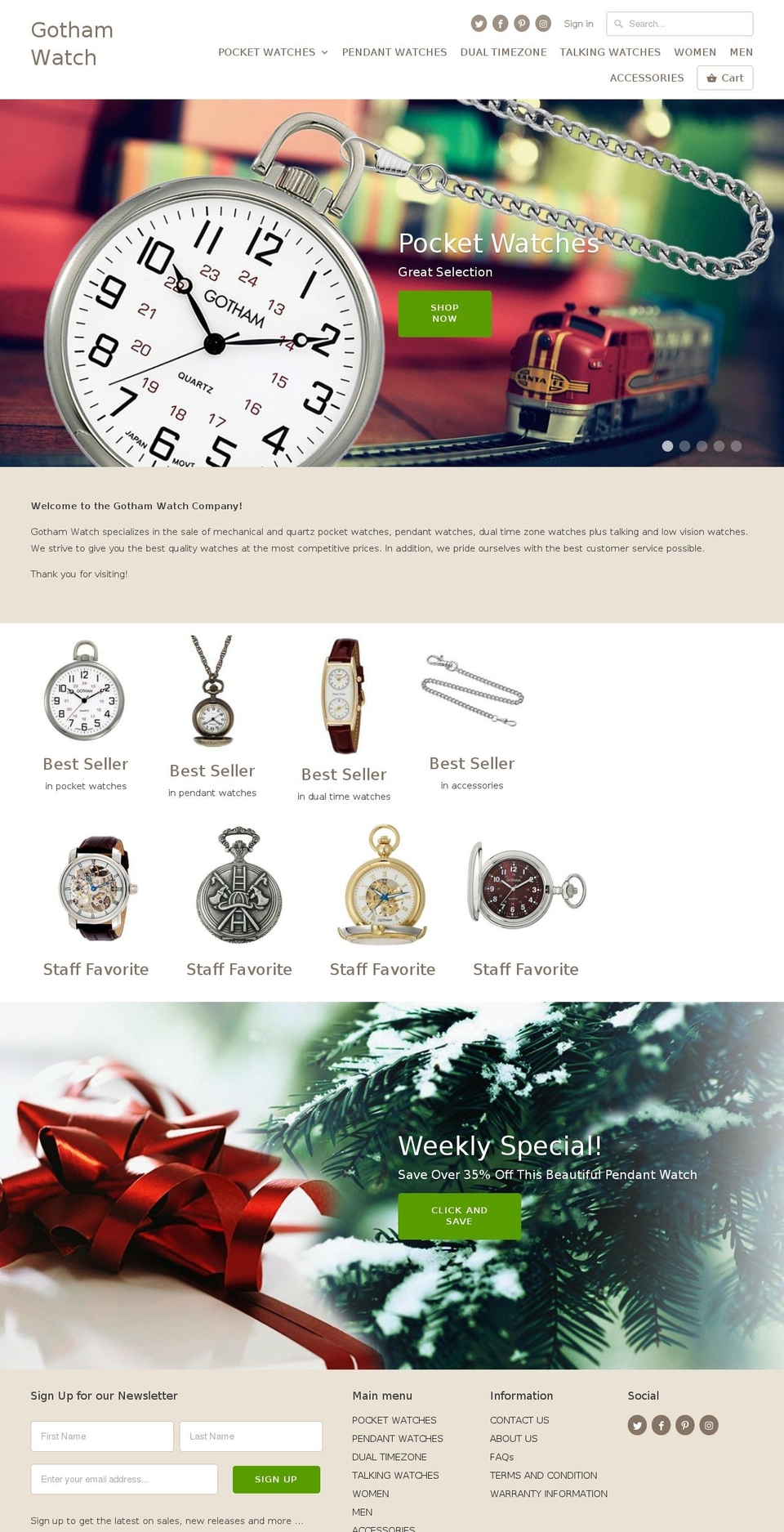 gothamwatches.co shopify website screenshot