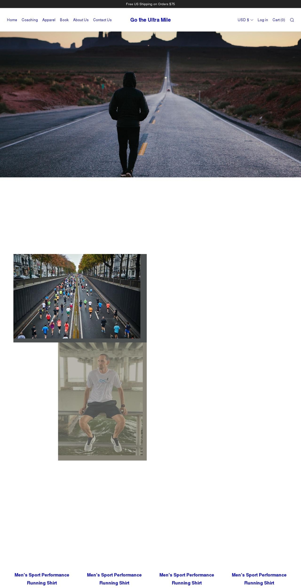 gotheultramile.com shopify website screenshot