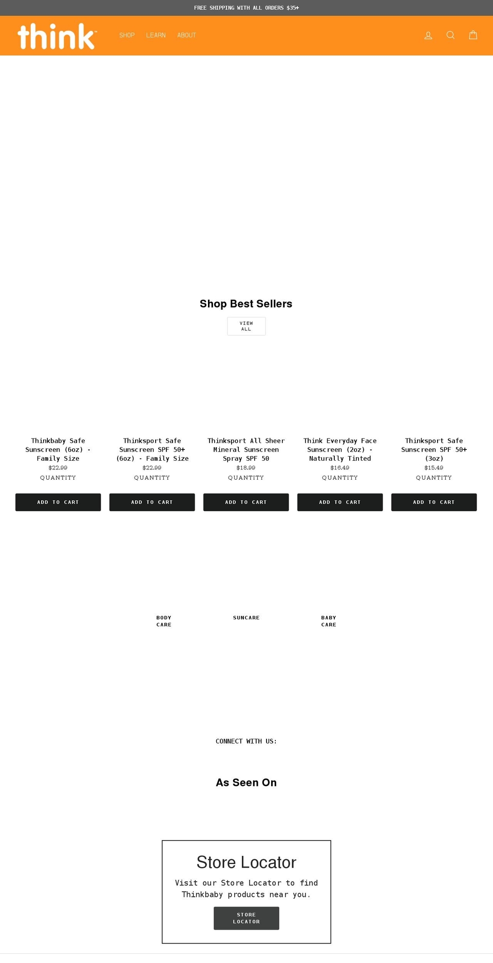 c backup theme Shopify theme site example gothink.com