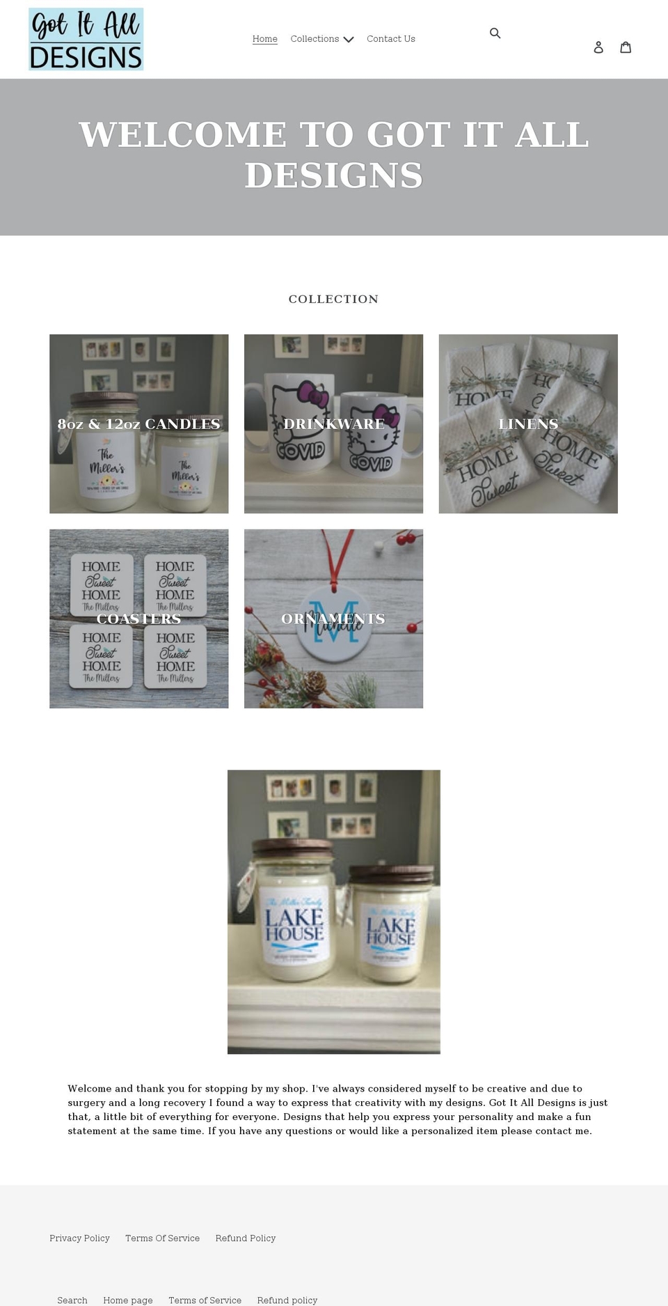 gotitalldesigns.com shopify website screenshot