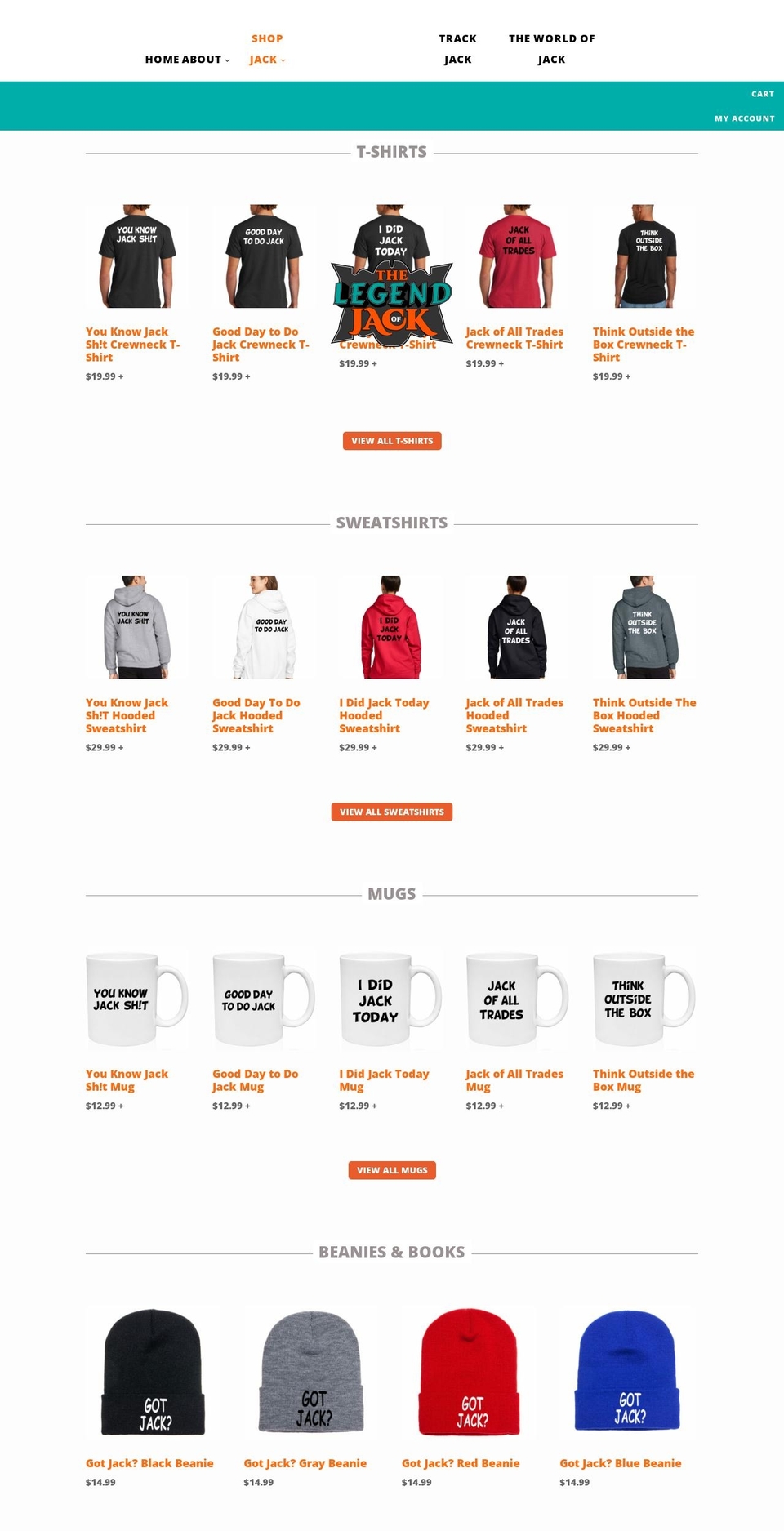gotjack.co shopify website screenshot