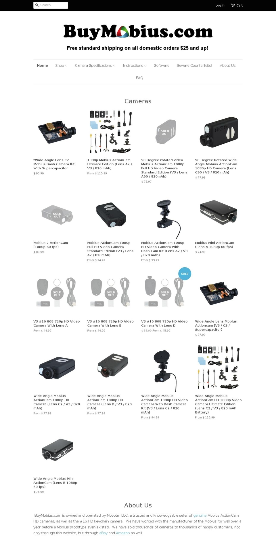 gotmobius.com shopify website screenshot