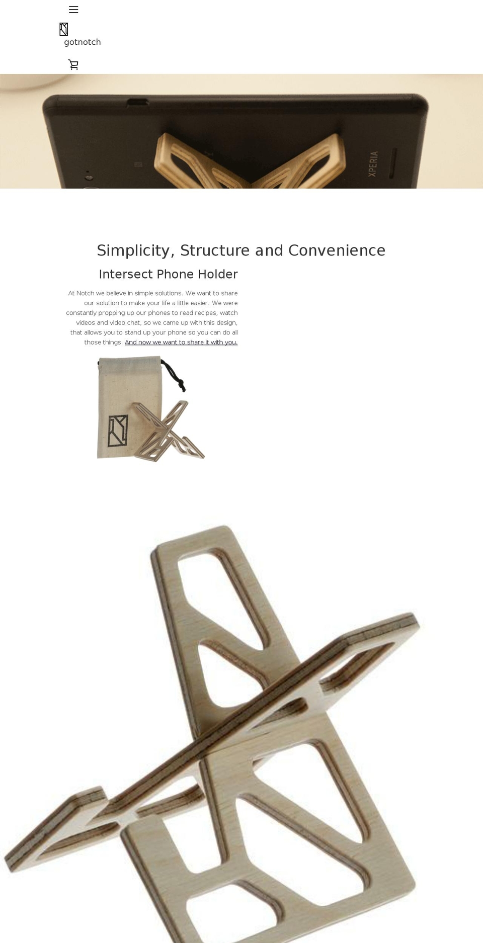 gotnotch.com — Shopify storefront screenshot