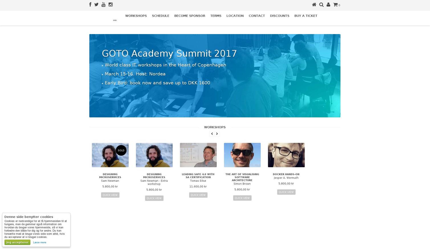 gotoacademysummit.com — Shopify storefront screenshot