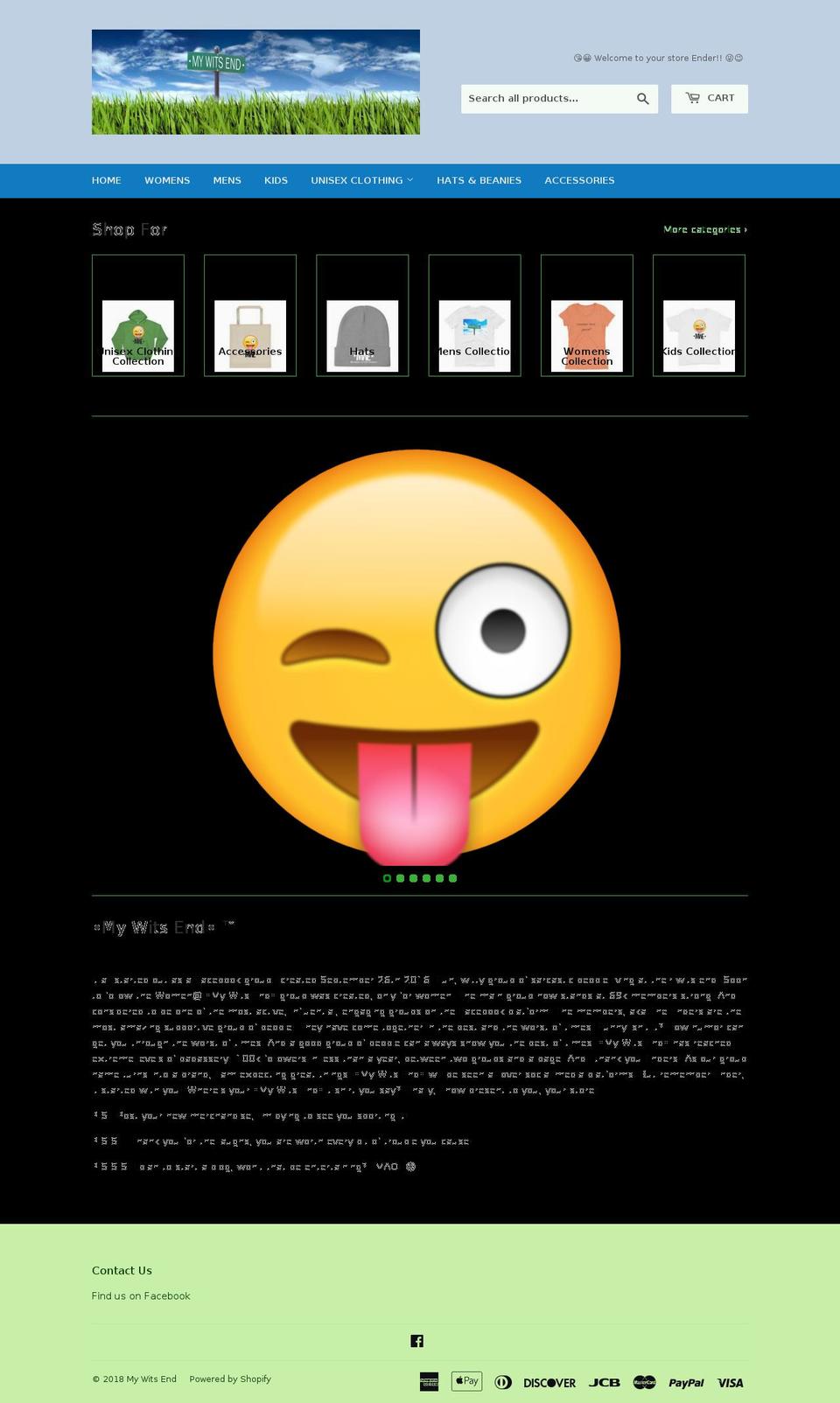 gotomywitsend.com — Shopify storefront screenshot