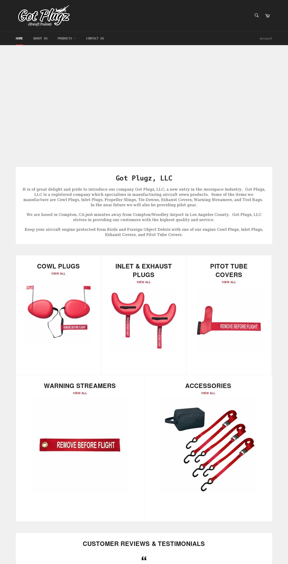 gotplugz.com shopify website screenshot