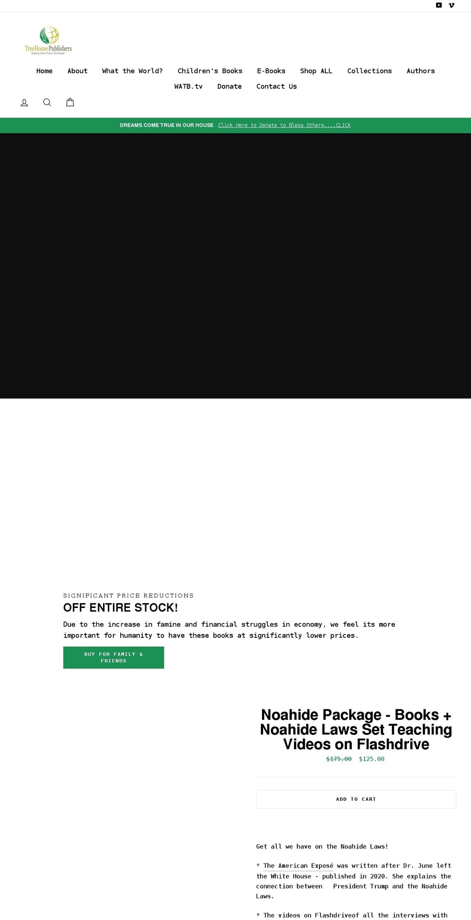 gotreehouse.org shopify website screenshot