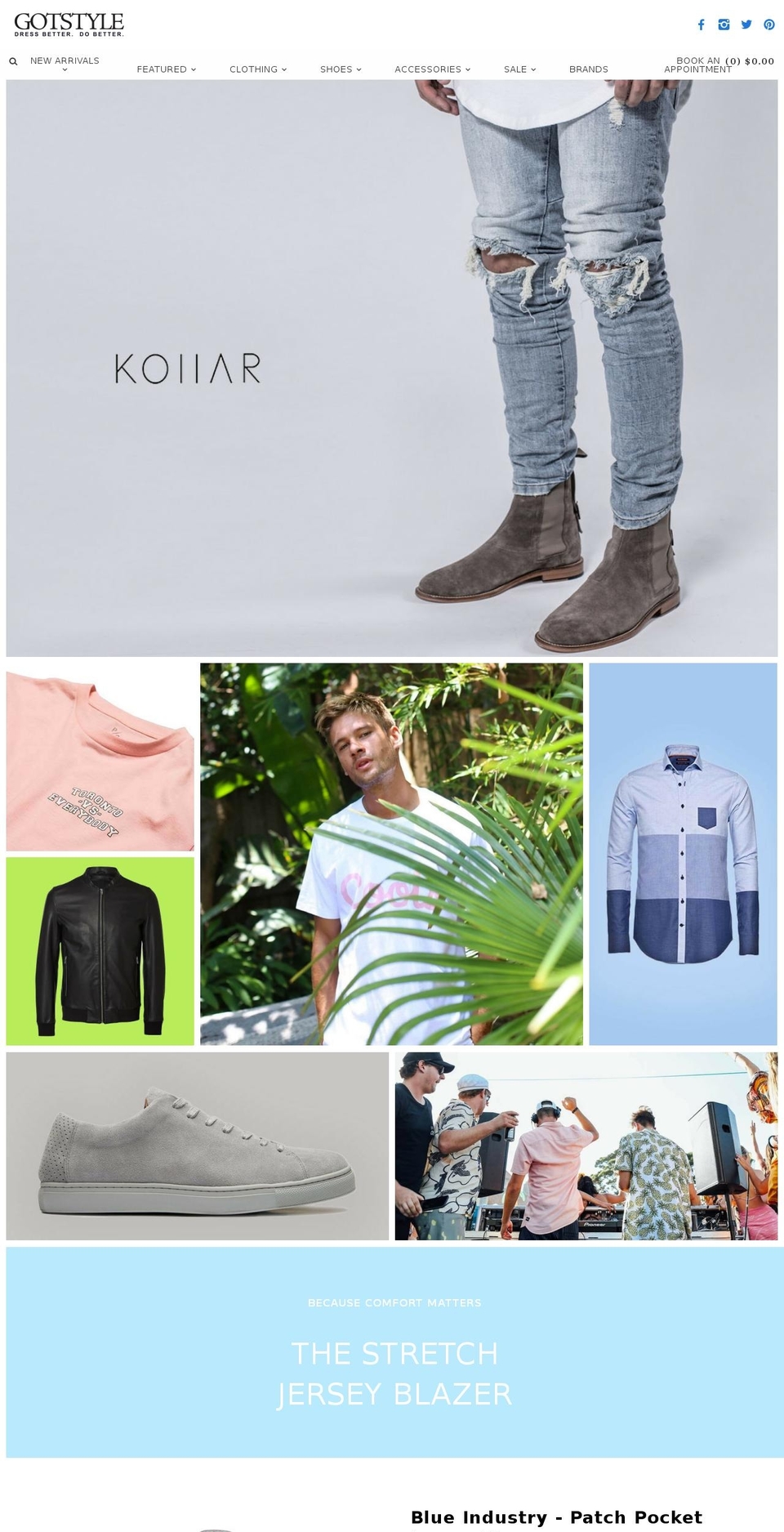 March Shopify Theme Shopify theme site example gotstyleman.com