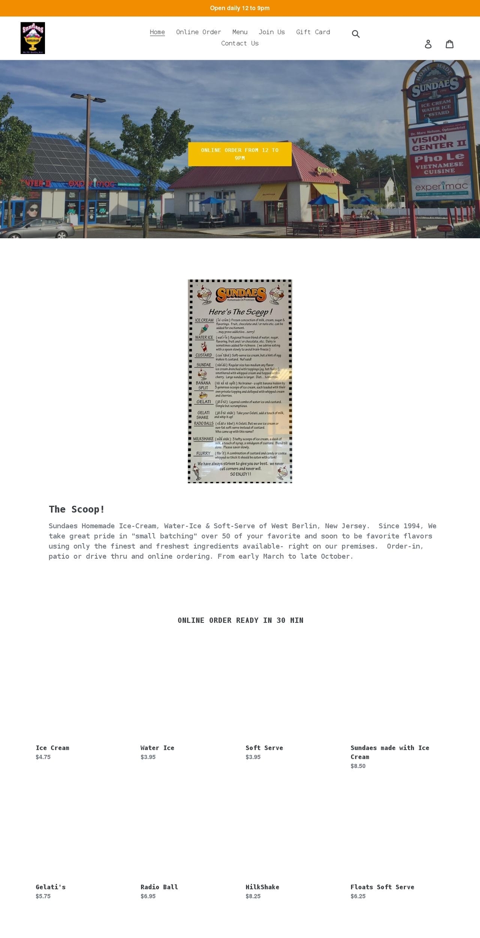 gotsundaeshomemade.com shopify website screenshot