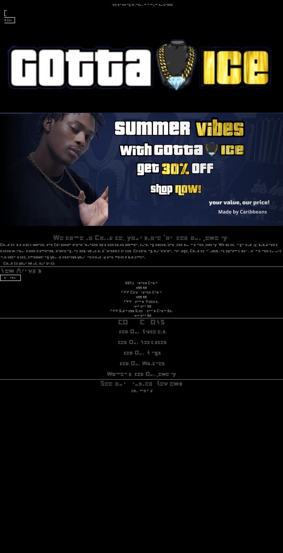 gotta-jewelry.com shopify website screenshot
