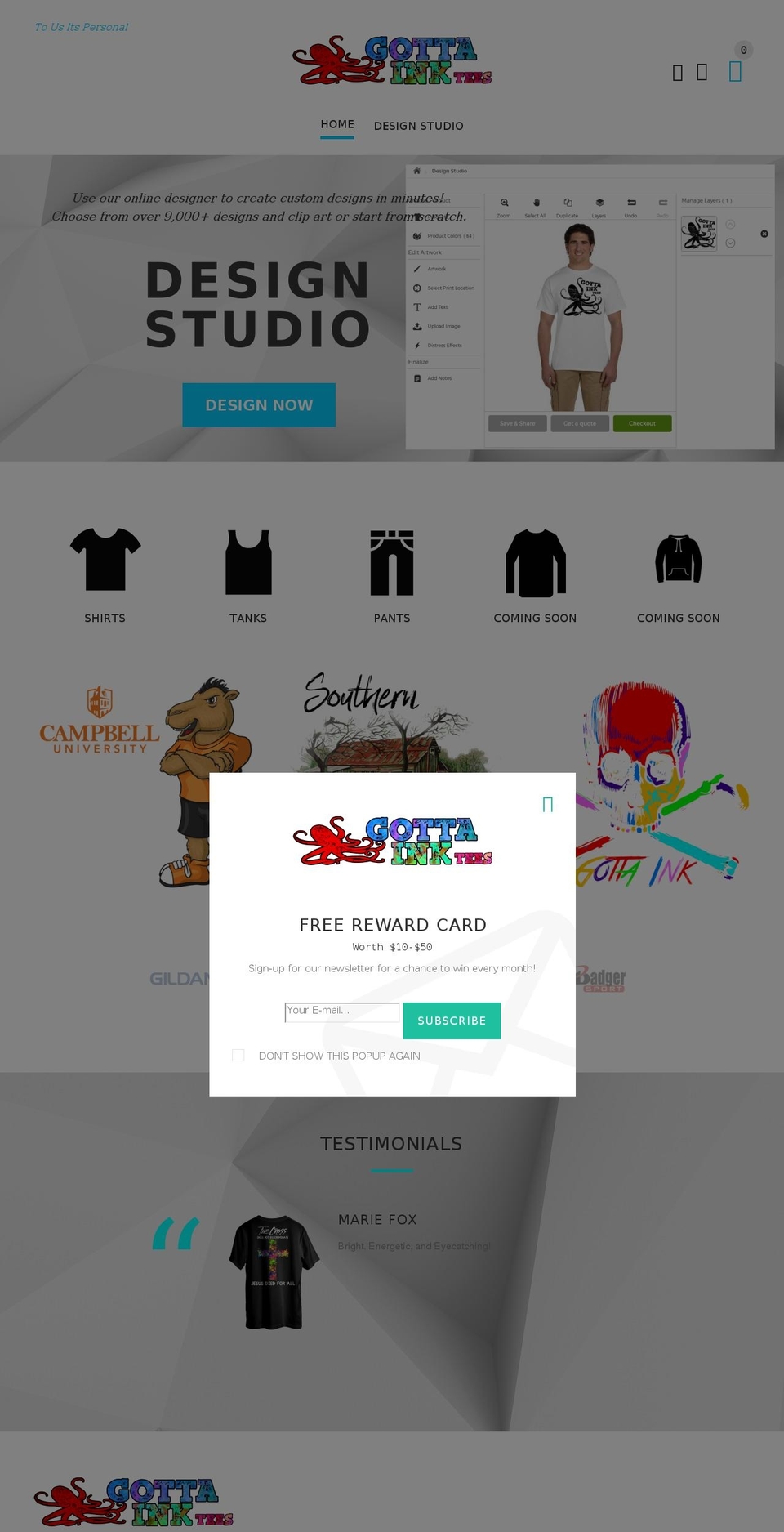 yourstore-v2-1-3 Shopify theme site example gottaink.com