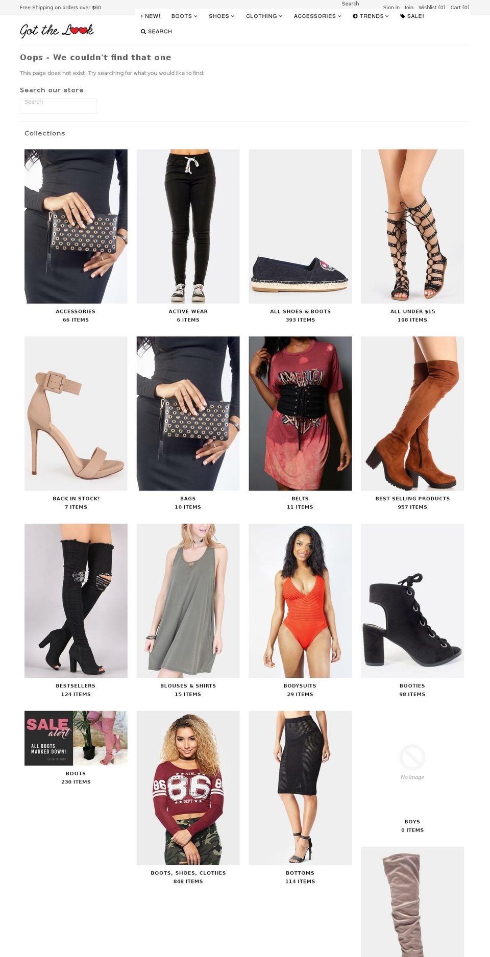 gotthelookonline.com shopify website screenshot