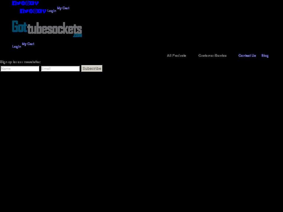 gottubesockets.com shopify website screenshot