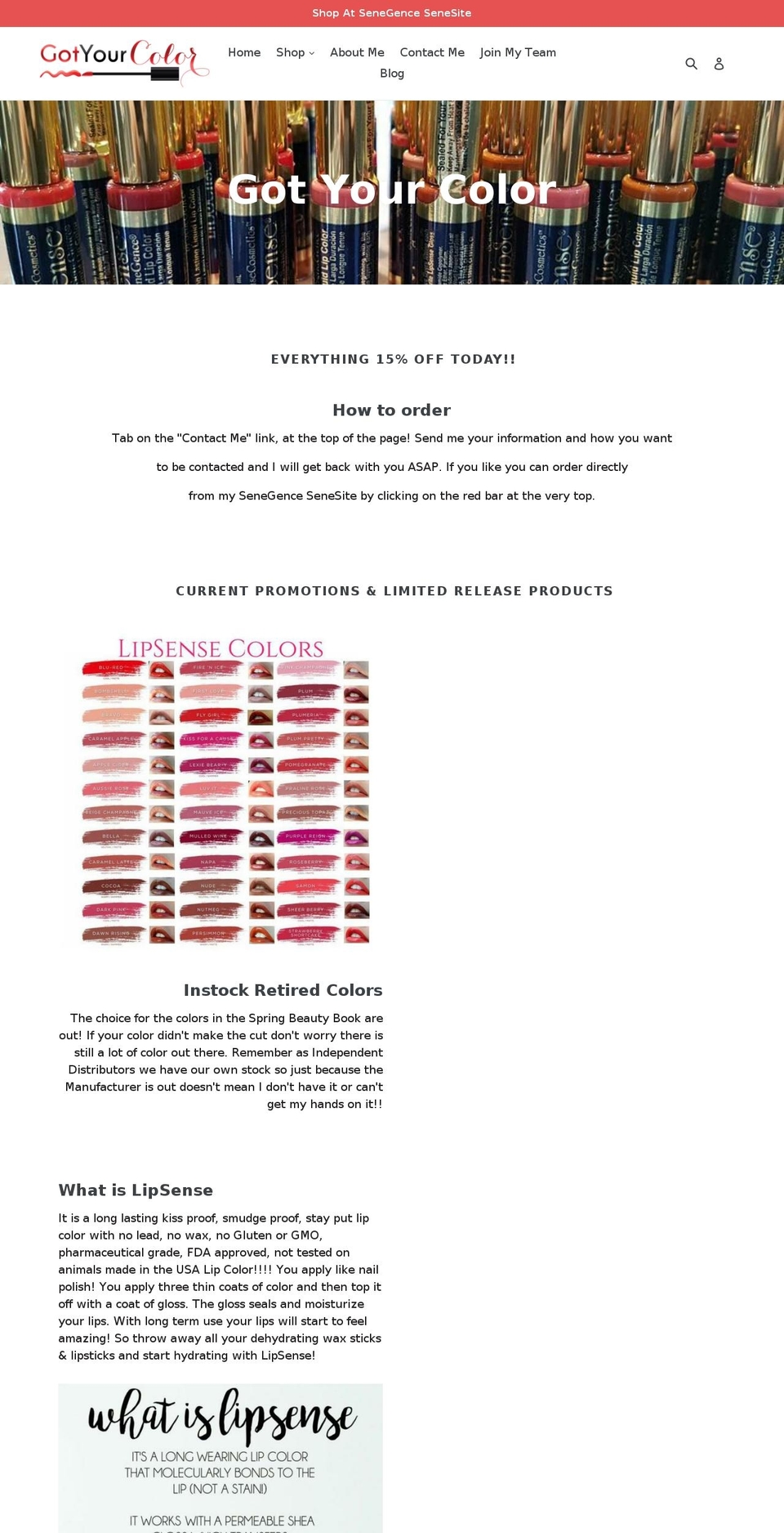 gotyourcolor.com — Shopify storefront screenshot