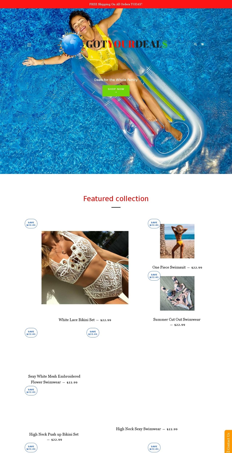 gotyourdeals.com — Shopify storefront screenshot