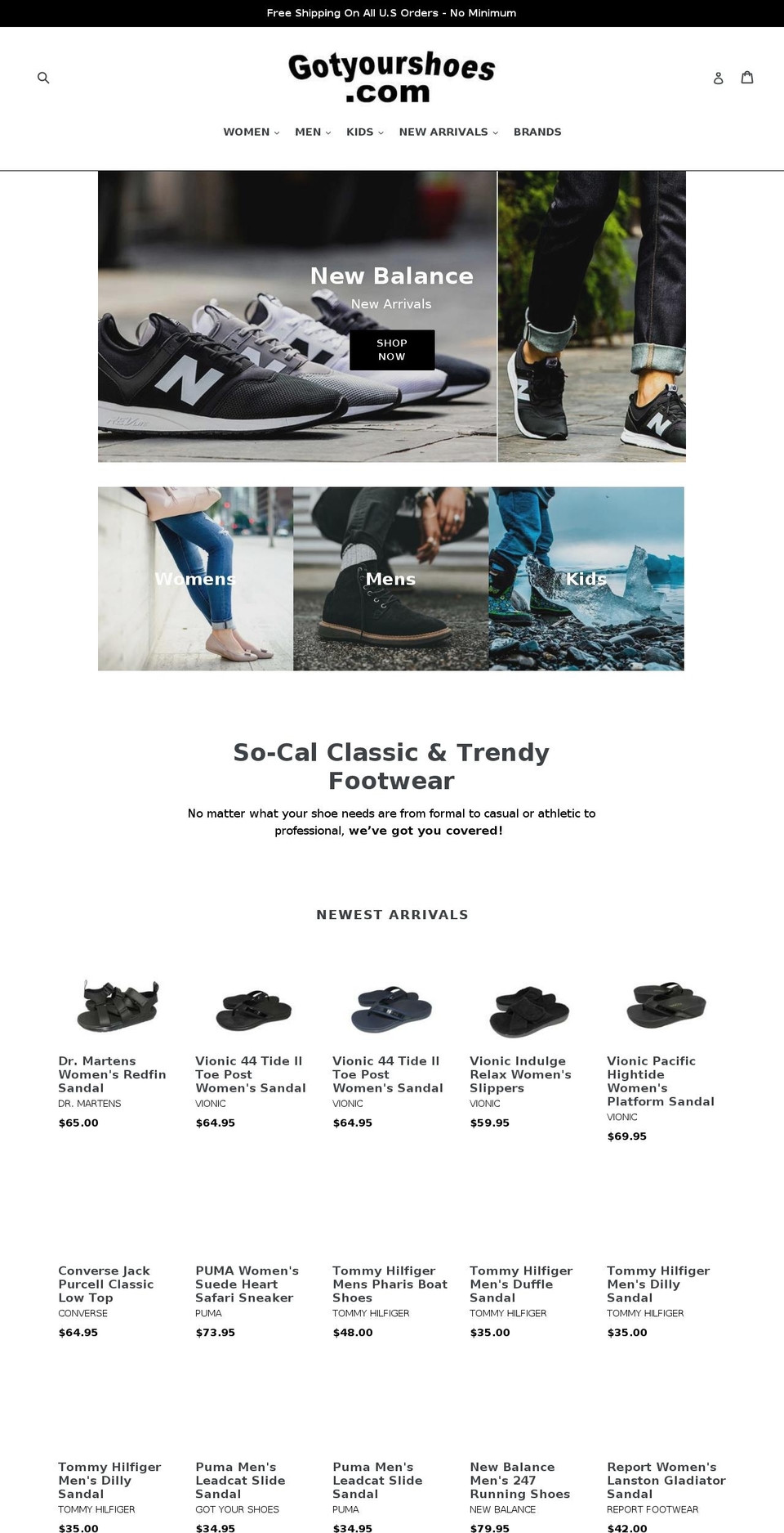 Copy of Copy of Debut Shopify theme site example gotyourshoes.com