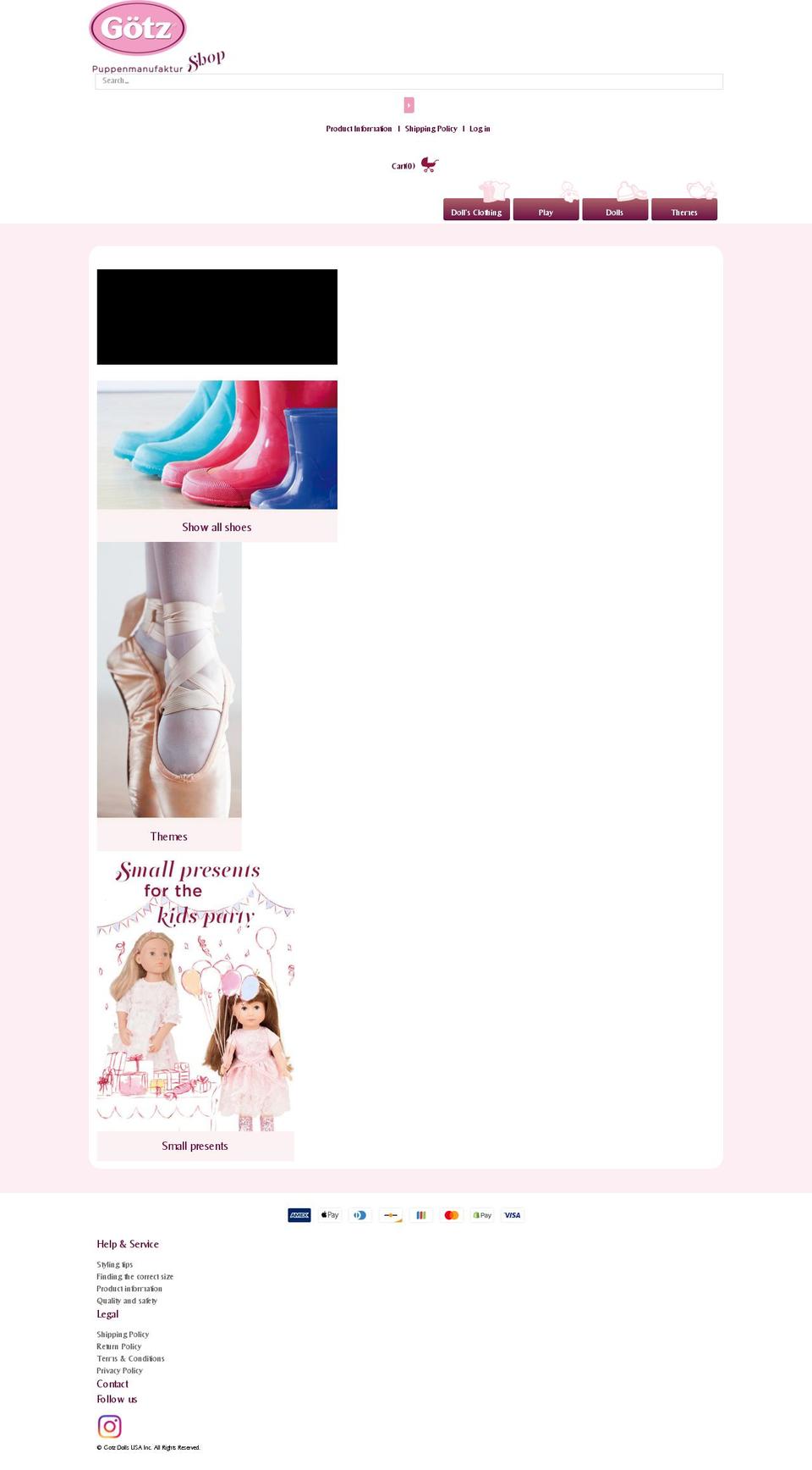 gotzusa.com shopify website screenshot