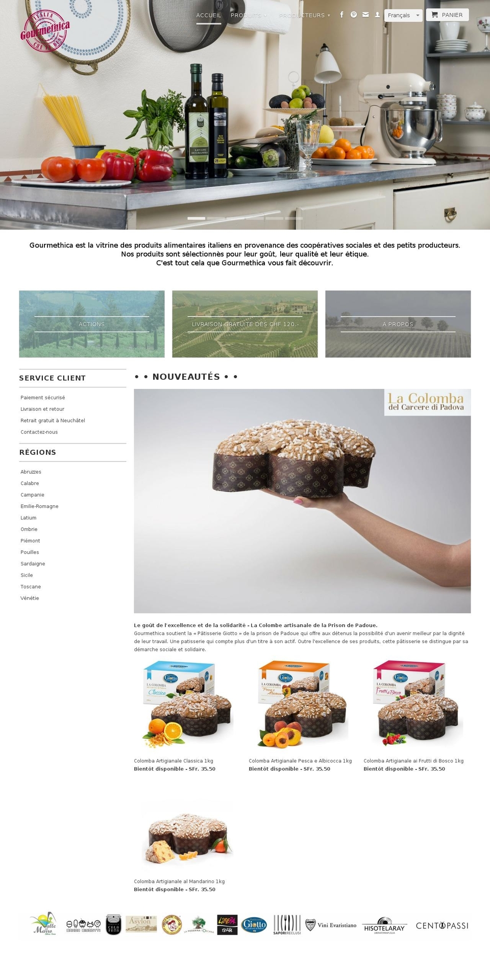 gourmethica.com shopify website screenshot