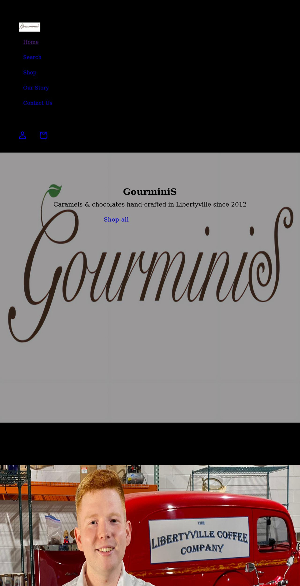 gourminis.com shopify website screenshot