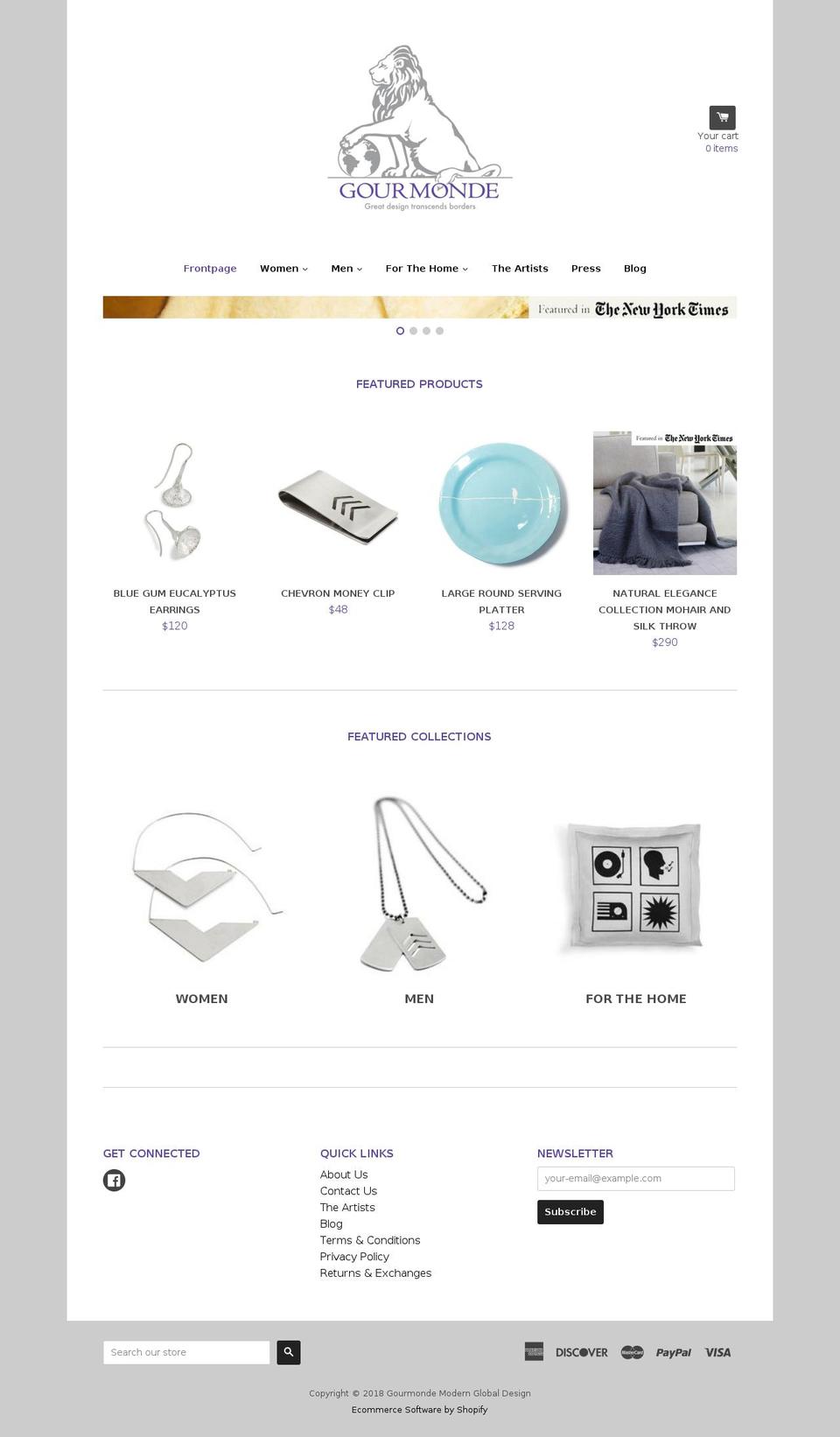 gourmonde.com shopify website screenshot