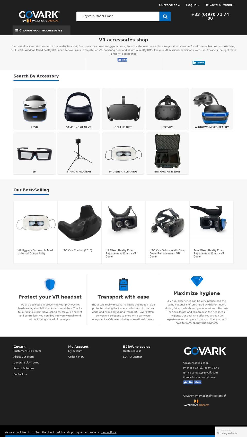 shopier-source-drag-drop-v3-7-0 Shopify theme site example govark.com