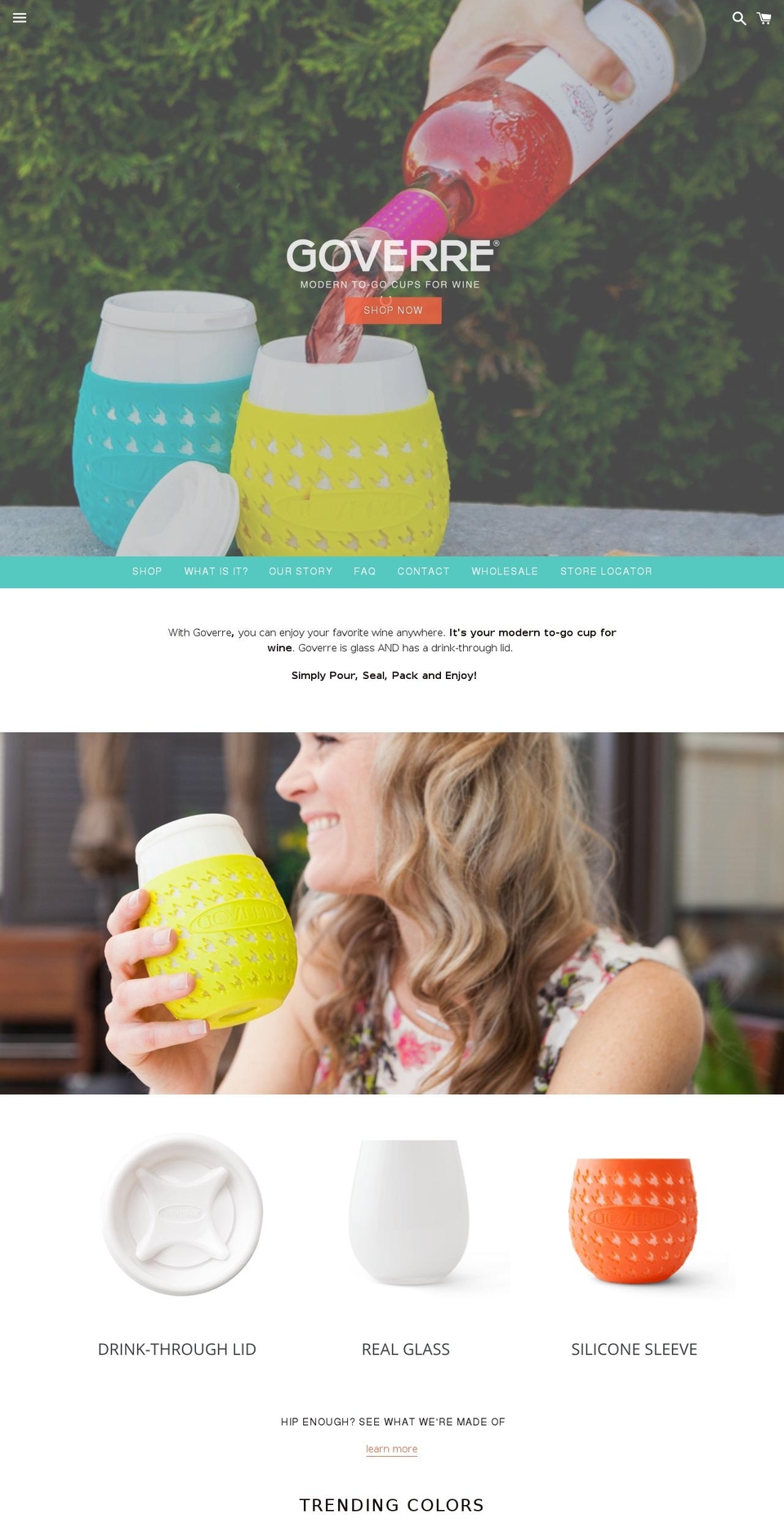 goverre.com — Shopify storefront screenshot