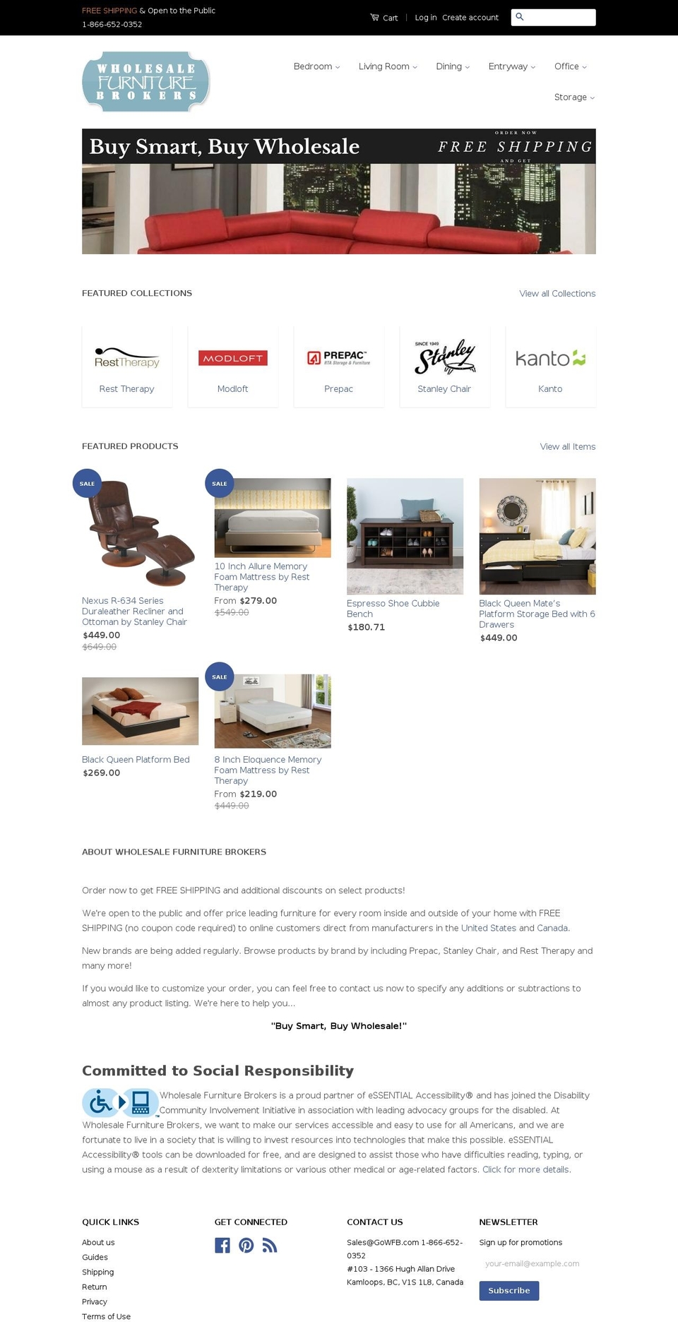gowfb.net shopify website screenshot