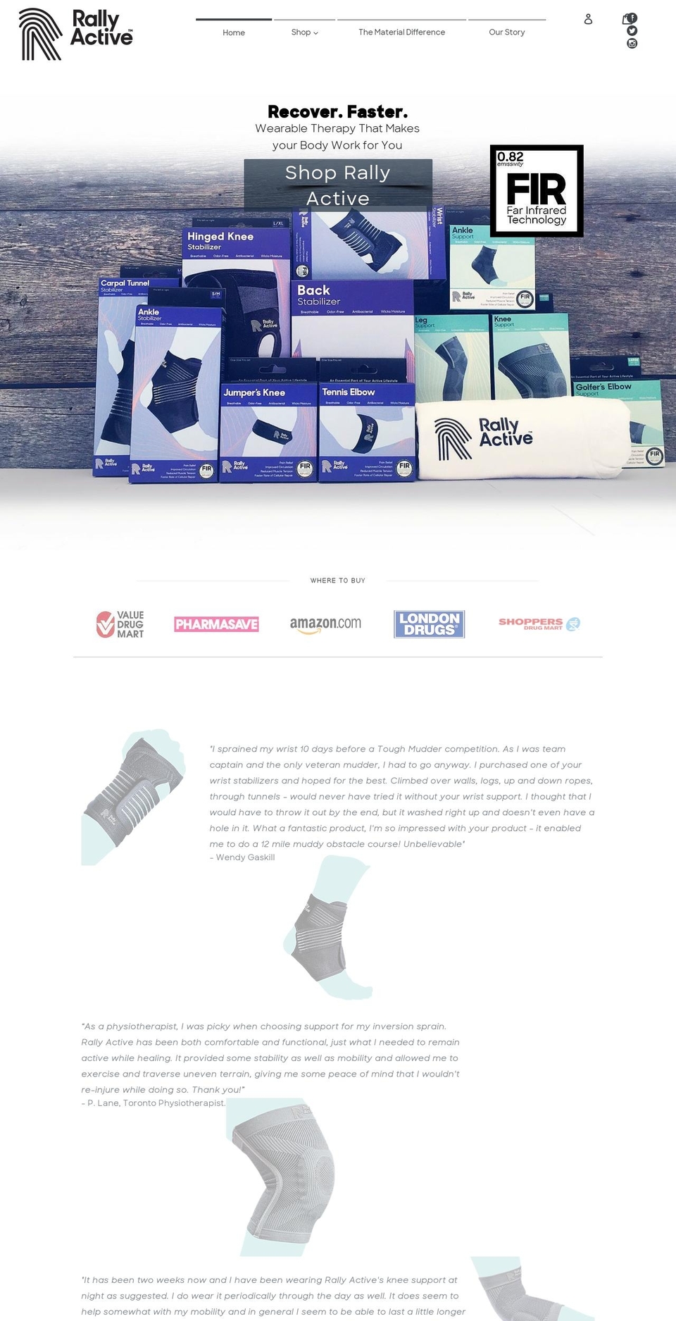 gowithrally.com shopify website screenshot