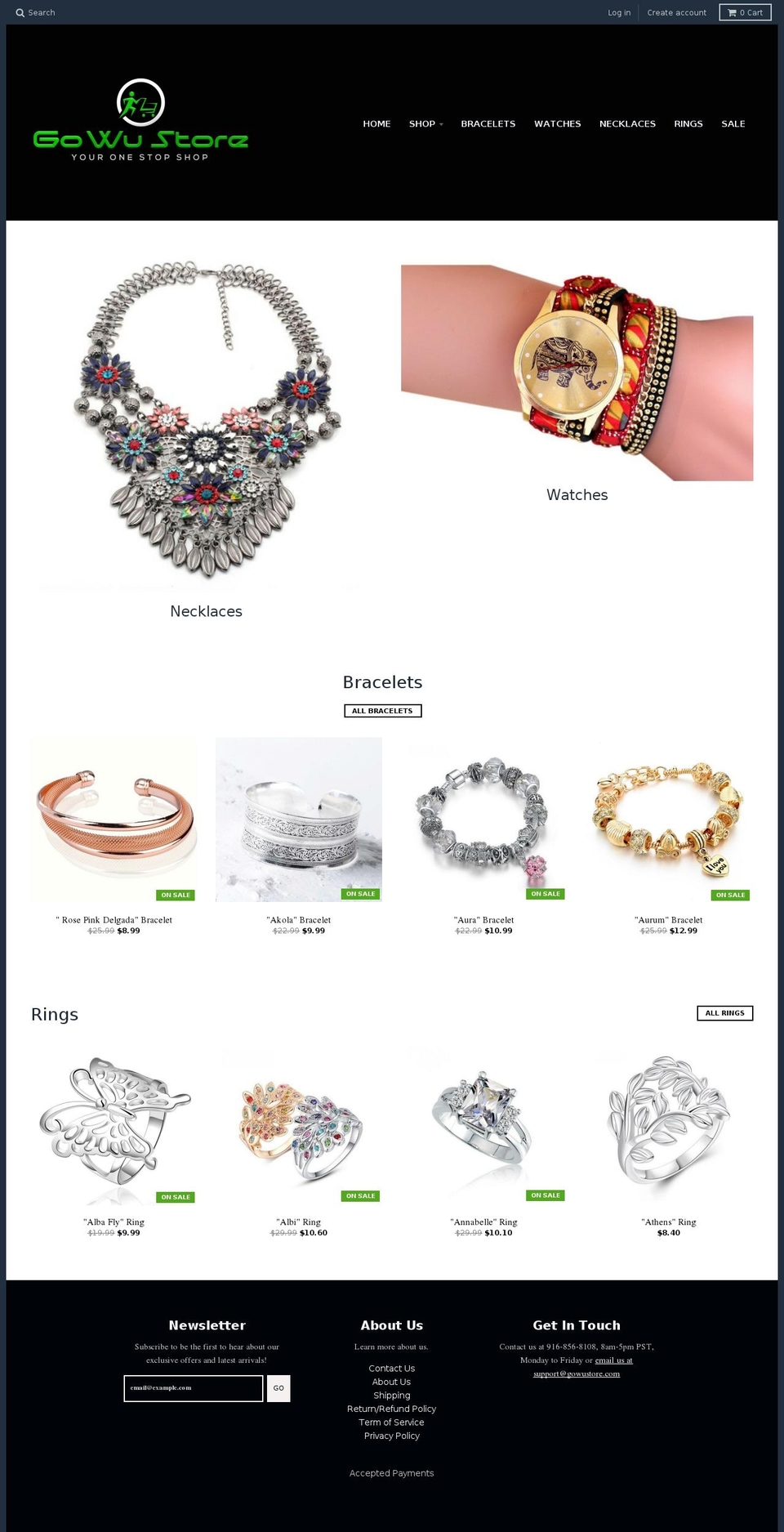 gowustore.com shopify website screenshot