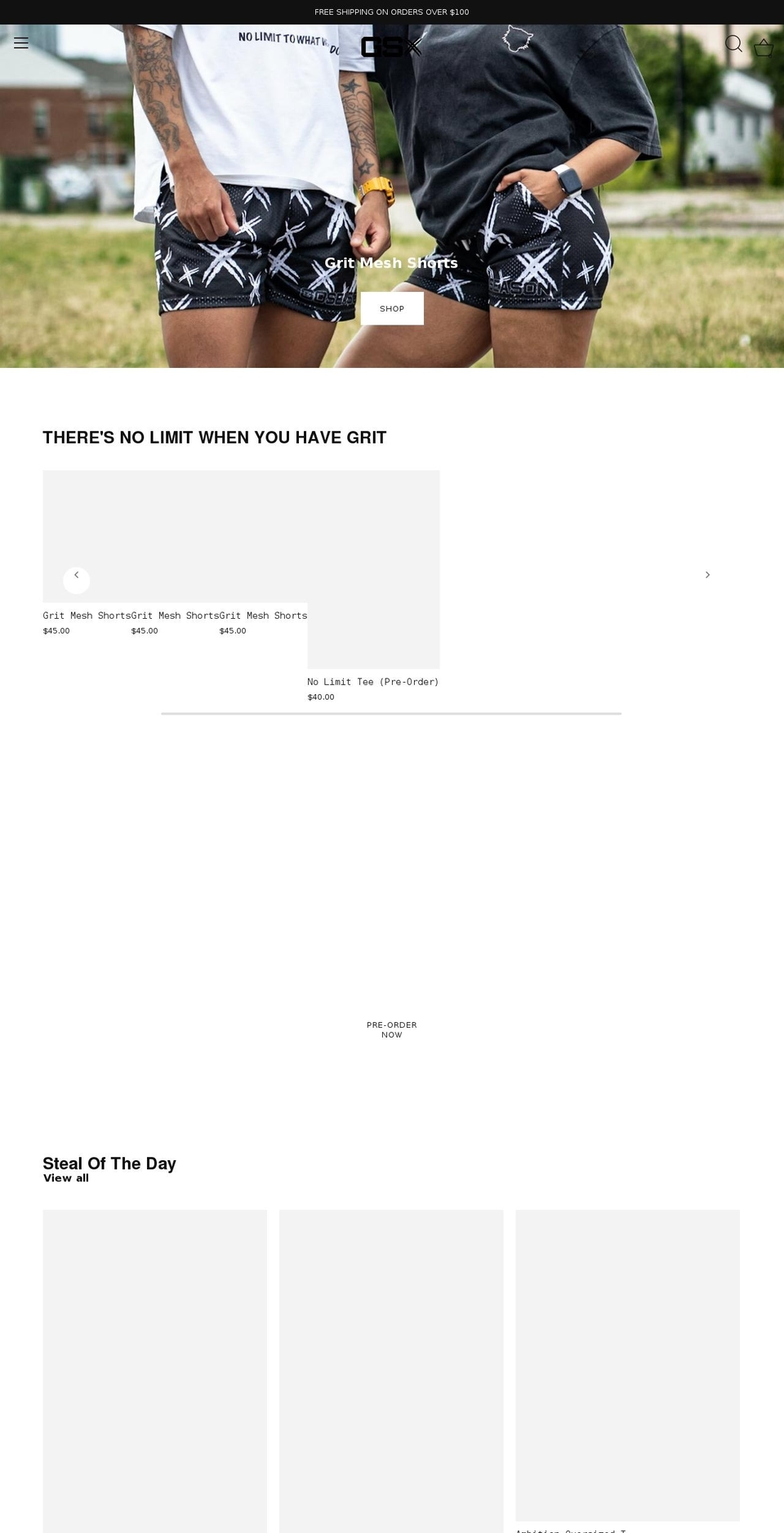 goxseason.com shopify website screenshot