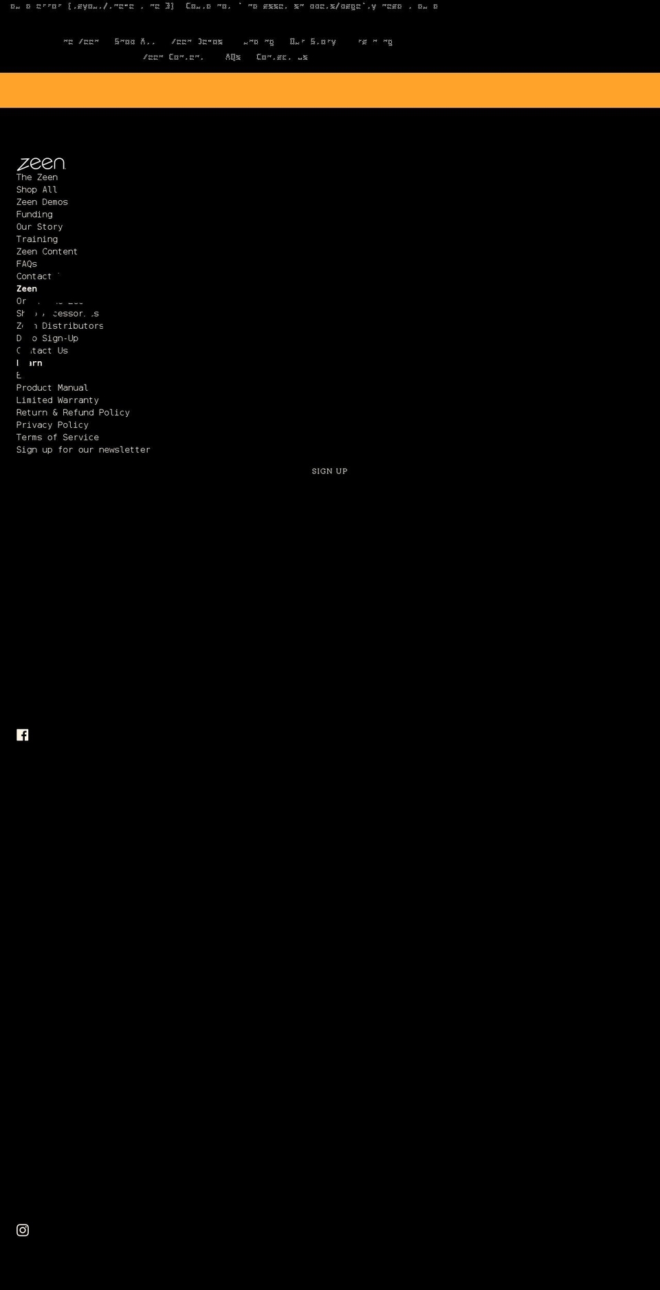 gozeen.com shopify website screenshot