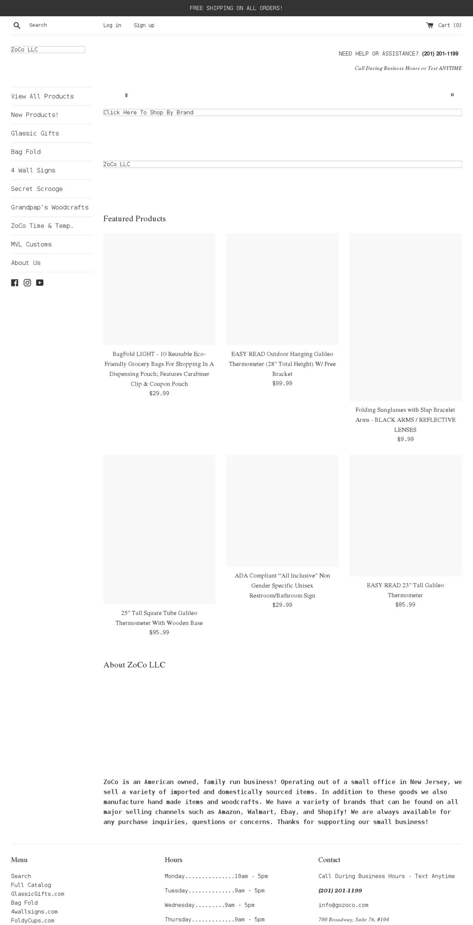 gozoco.com shopify website screenshot