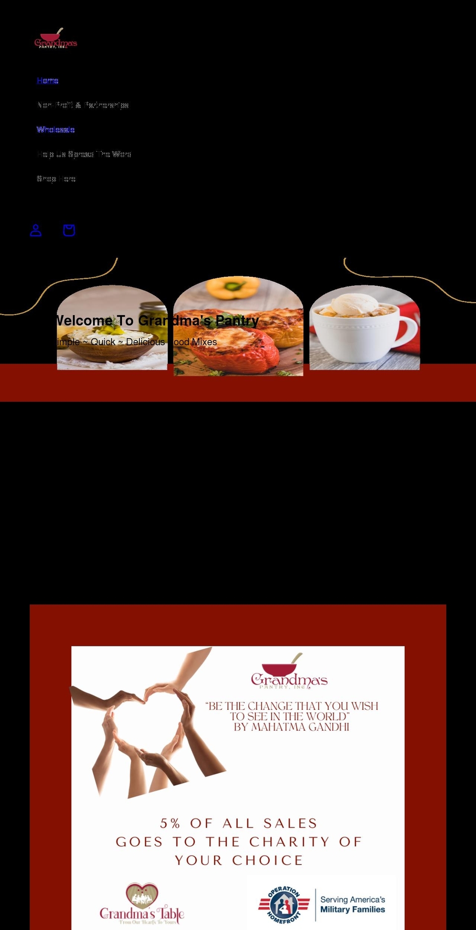 gpantry.com shopify website screenshot