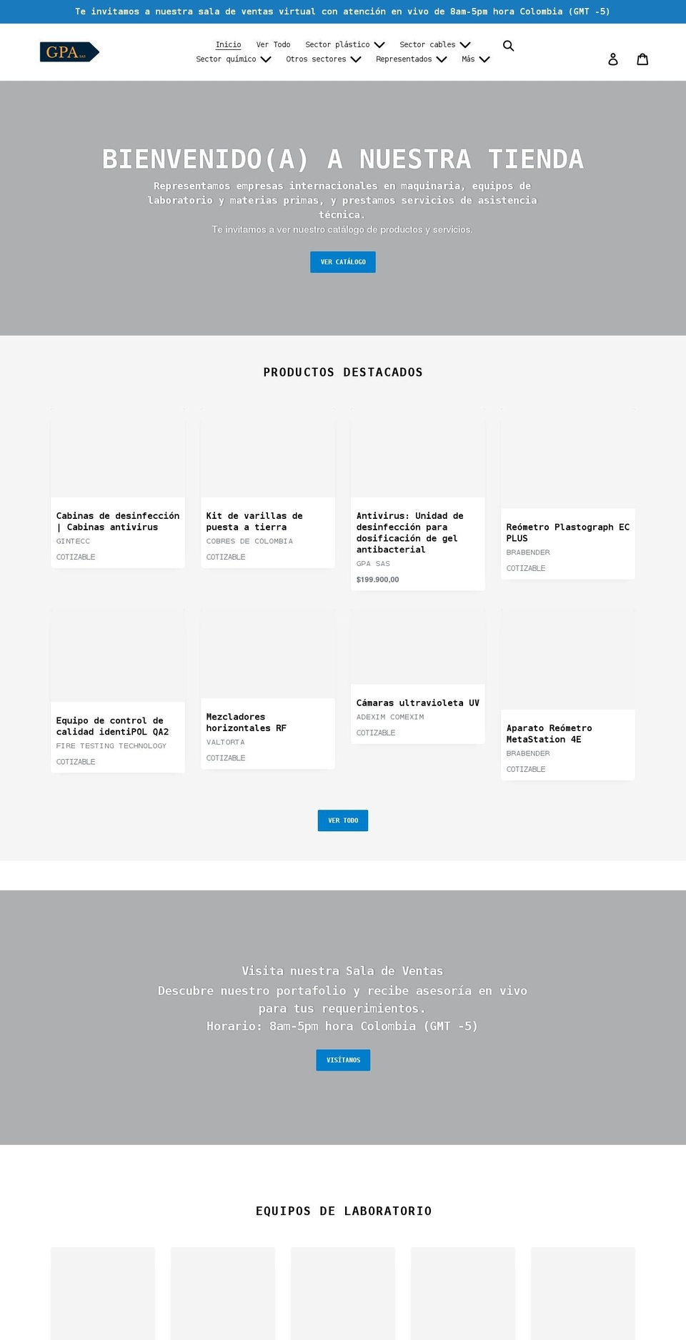 gpasas.com shopify website screenshot