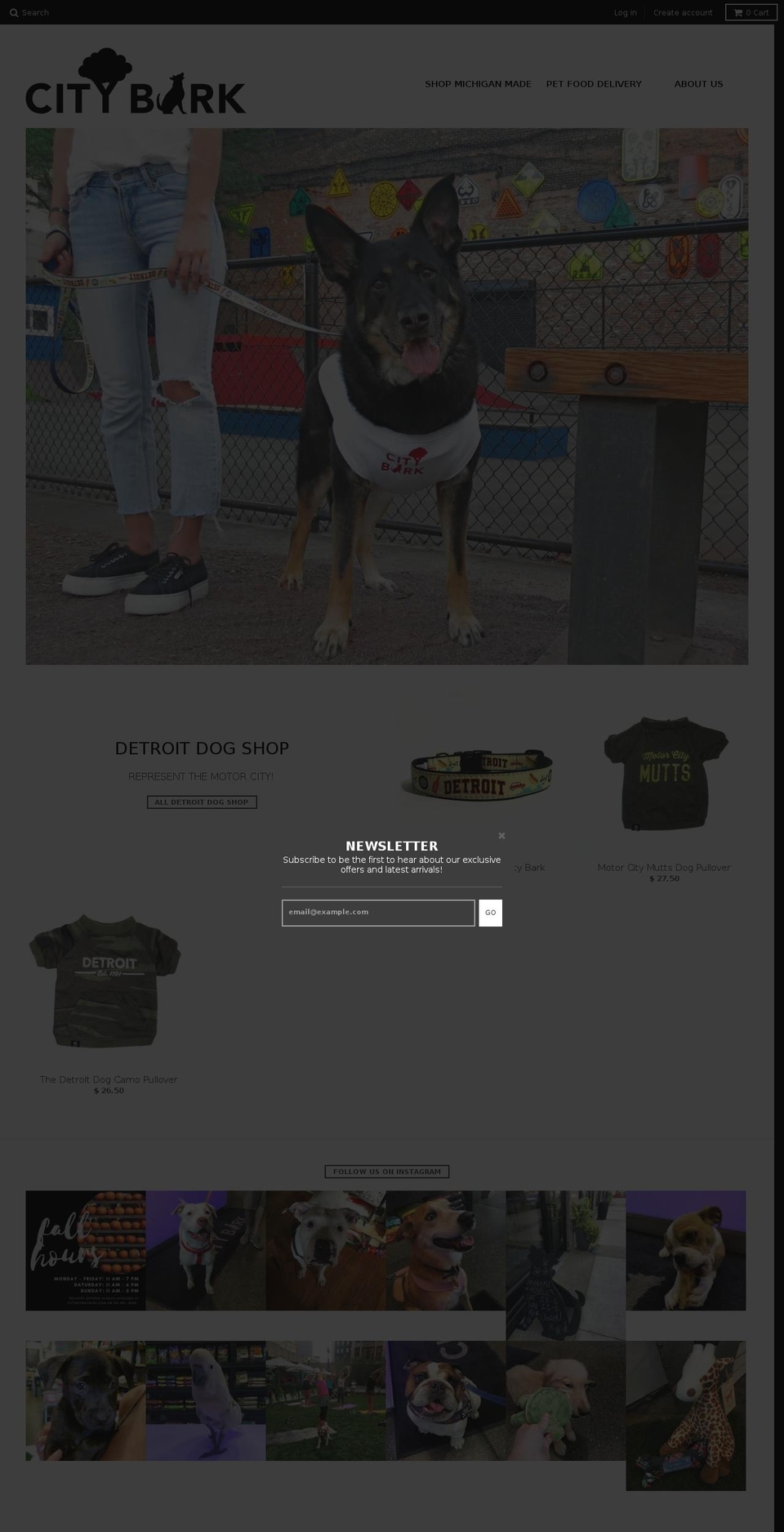 gpcitybark.com — Shopify storefront screenshot