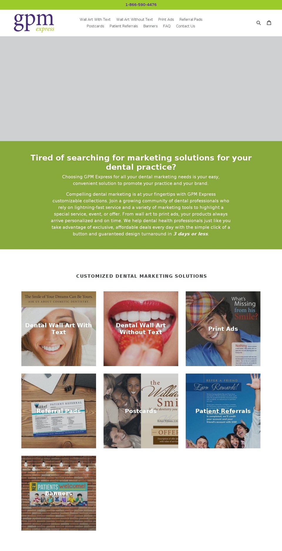 gpm-express.com — Shopify storefront screenshot