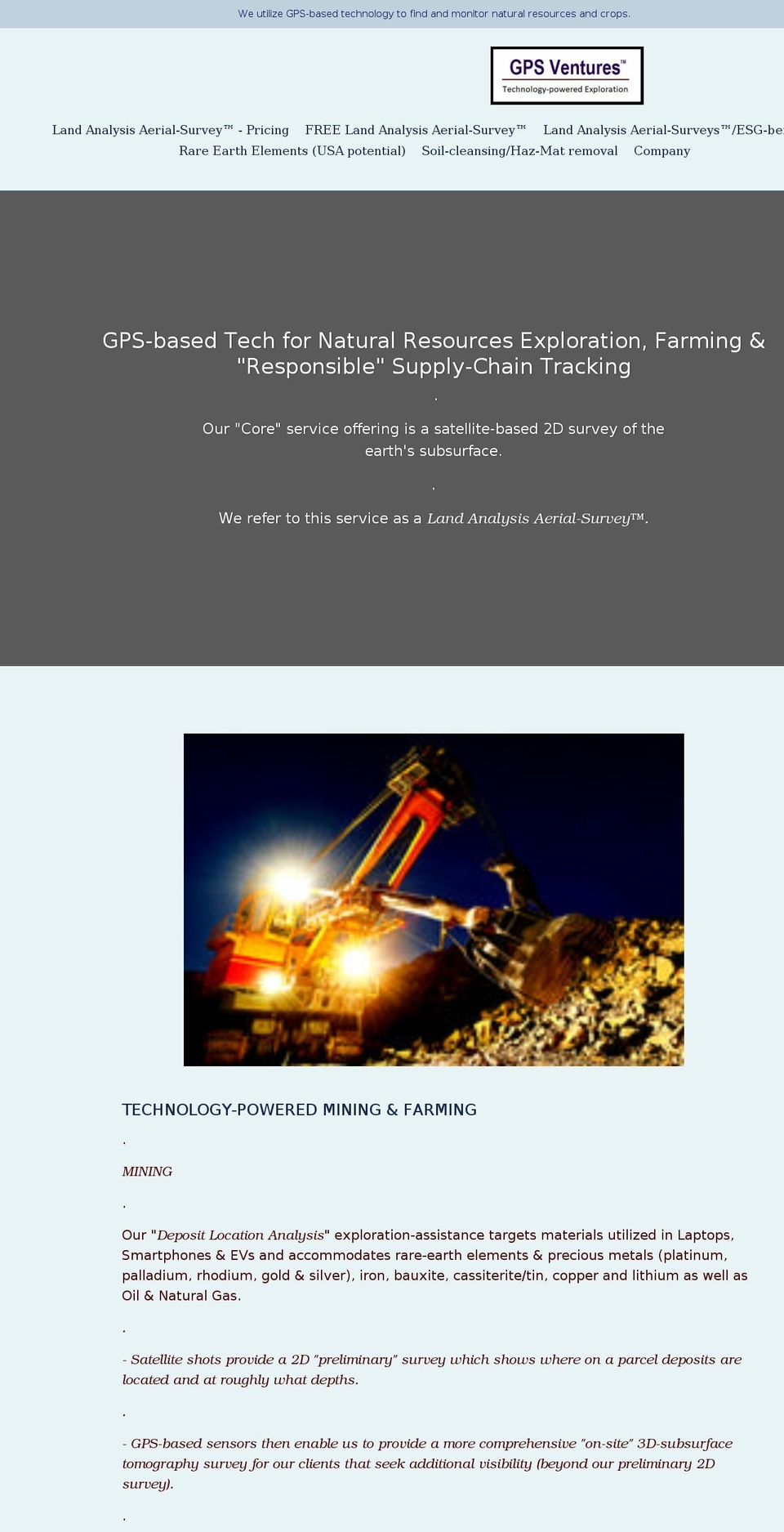 gpsventures.com shopify website screenshot